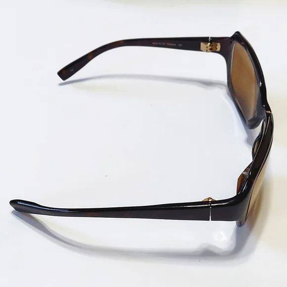 Oliver Peoples NWOT Dunaway  Dark Tortoise Frame With Brown Lens With Case - Picture 3 of 7